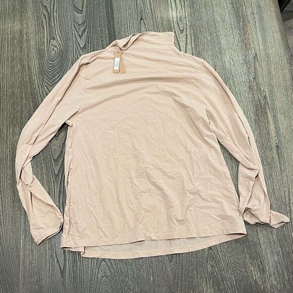 NWT Skims Fits Everybody Turtleneck Top Long Sleeve Pullover Stretch Mica 3X - Picture 4 of 4